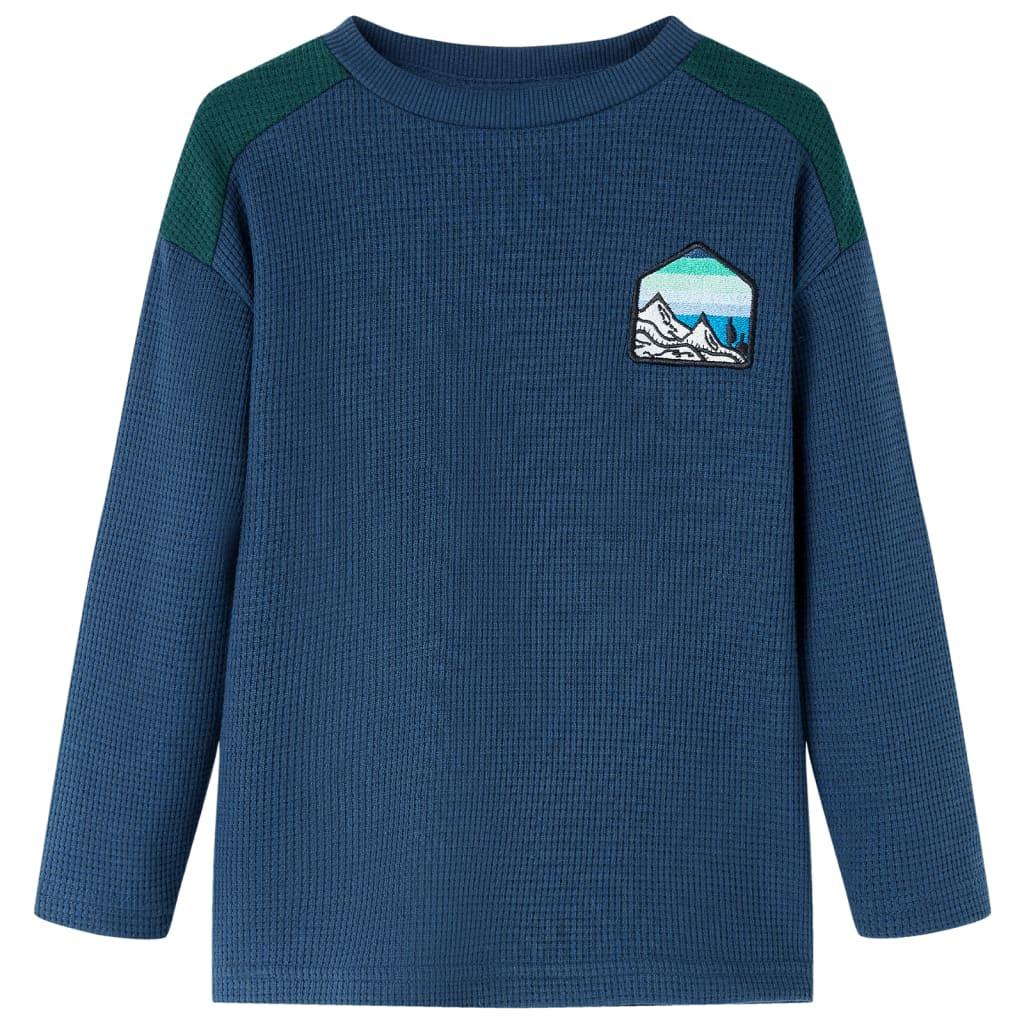 Image of Kinder Sweatshirt Polyester Jungen Blau 92