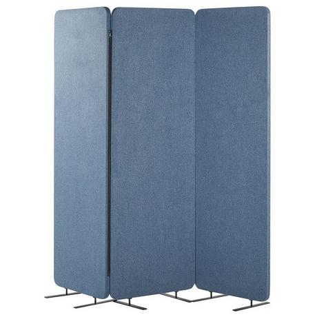 Beliani Séparation de pièce acoustique à 3 panneaux en Polyester STANDI  