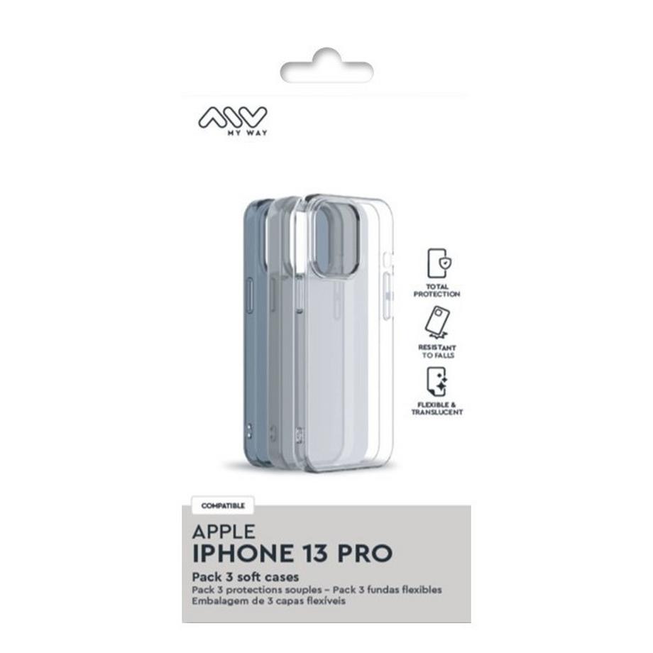 MYWAY  Hülle drei Stk. Set Apple iPhone 13 Pro 