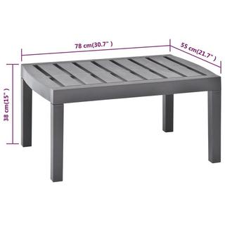 VidaXL Table de jardin  