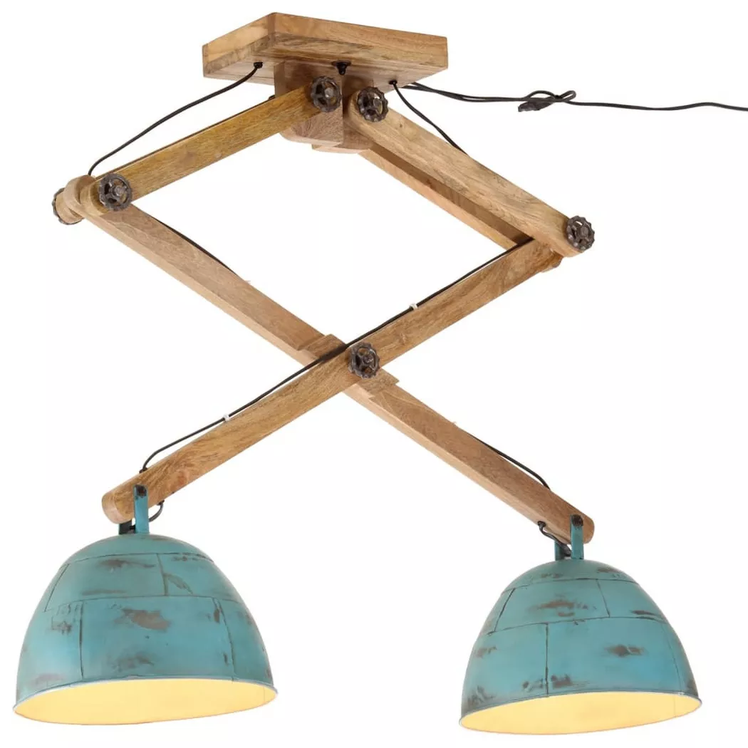 VidaXL – Deckenleuchte eisen, 60 cm, Blau