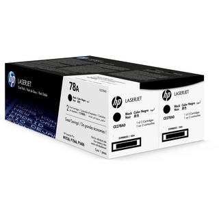 Hewlett-Packard  HP Toner-Modul 78A schwarz CE278AD LaserJet Pro P1566 2 Stück 