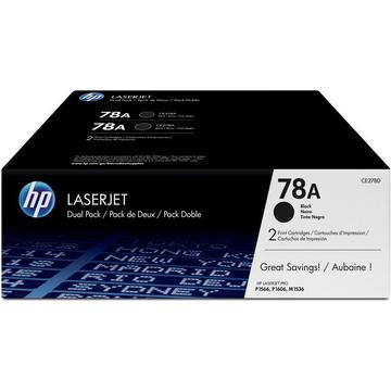 HP Toner-Modul 78A schwarz CE278AD LaserJet Pro P1566 2 Stück