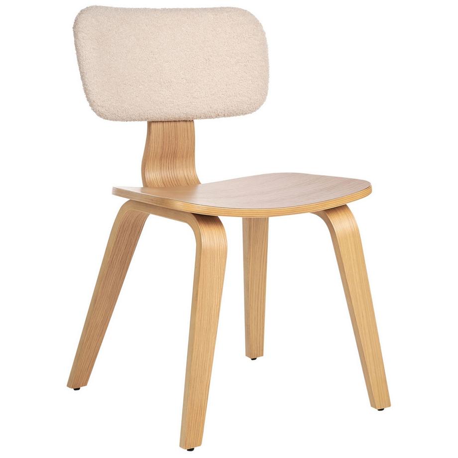 Beliani Set di 2 sedie da pranzo en Bouclé Classico LUCINDA  