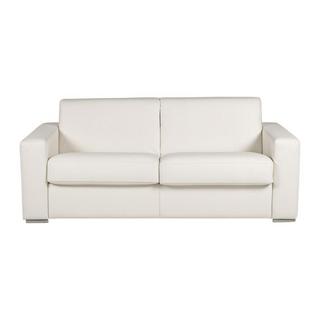 Vente-unique Schlafsofa mit Matratze 3Sitzer 100% Büffelleder DELECTEA II  