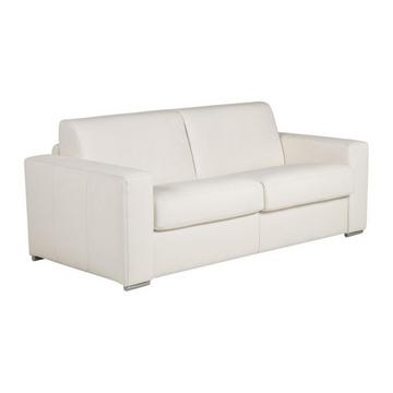 Schlafsofa mit Matratze 3Sitzer 100% Büffelleder DELECTEA II