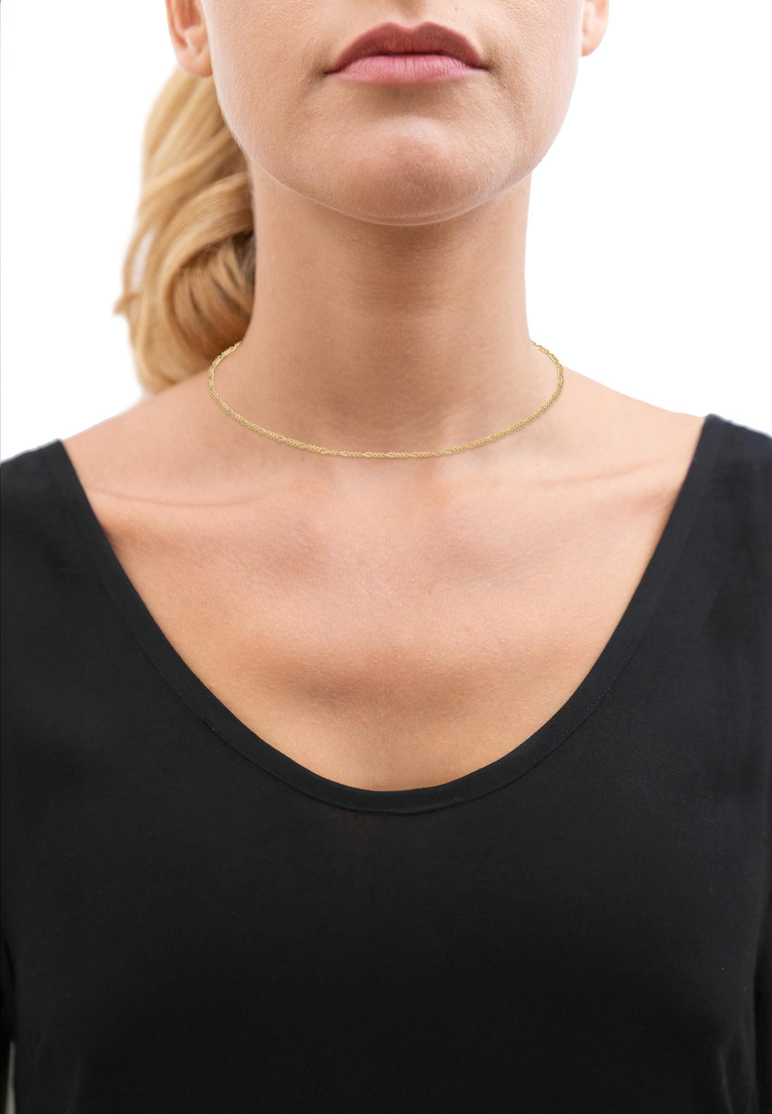 Elli  Collier Femme Choker Simple 