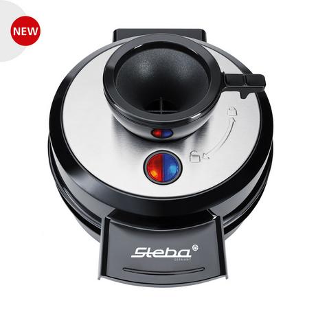 Steba Steba WE 20 VOLCANO (black) 4 Waffel(n) 700 W Schwarz  