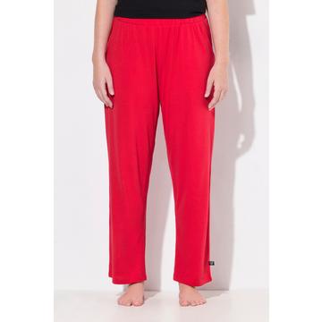 Pantaloni pigiama, tinta unita / cuori, gamba lunga