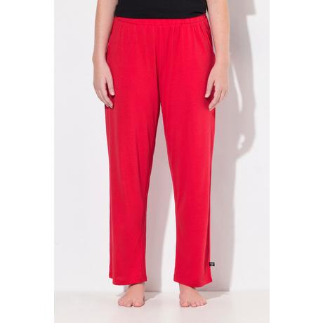 Ulla Popken Pantaloni Pigiama Tinta Unita Cuori Gamba Lunga  