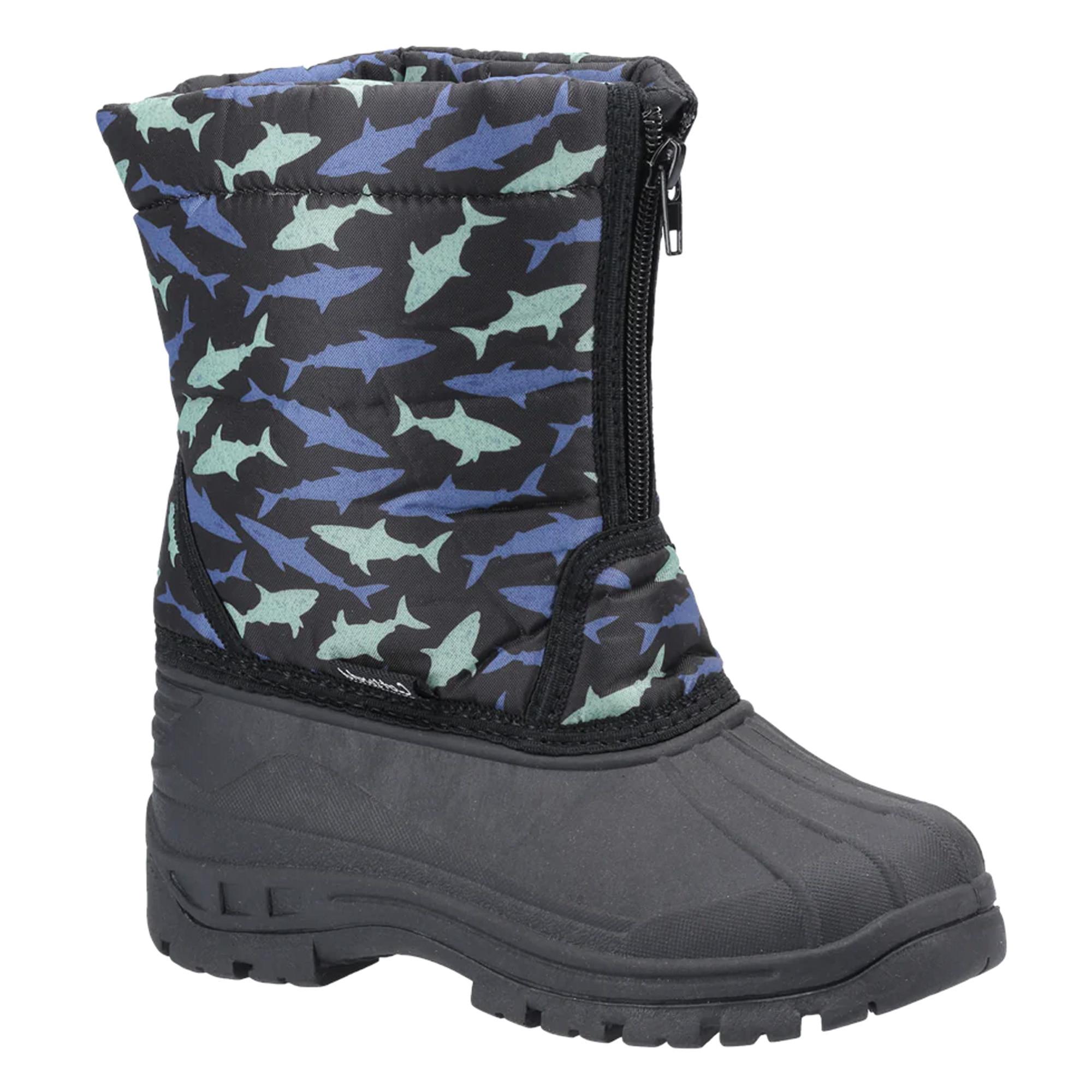 Image of Schneestiefel Iceberg, Haifisch Unisex Schwarz 31