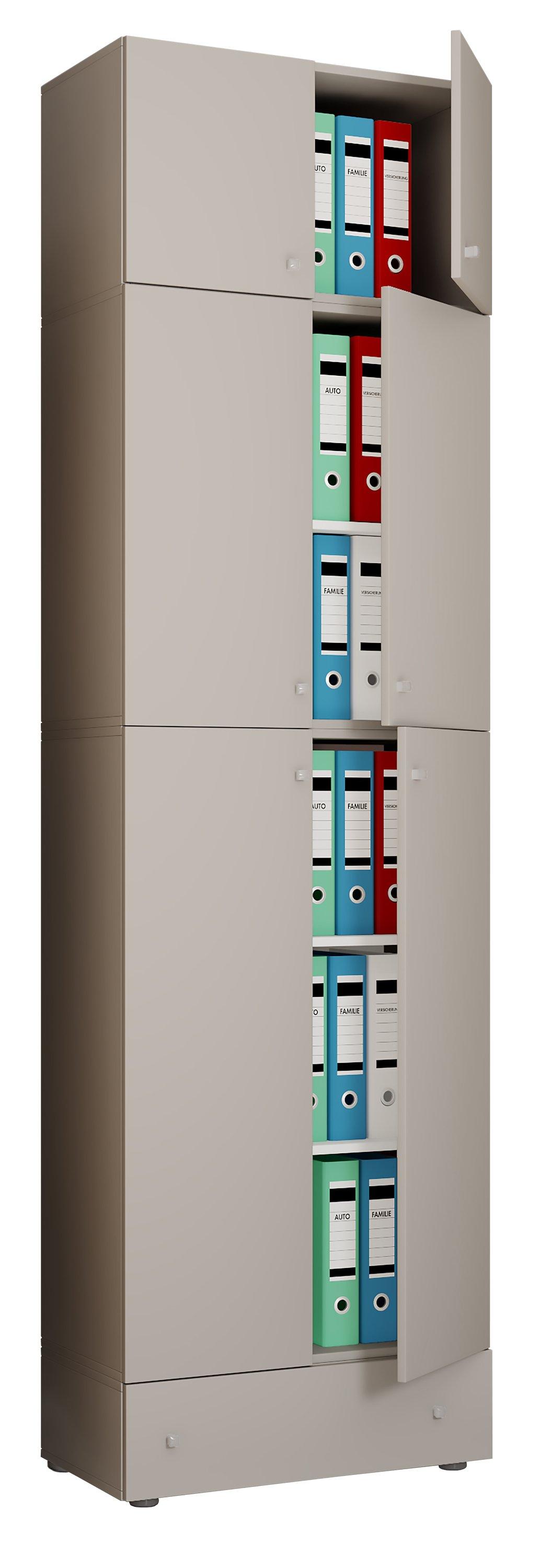 Image of XXL Büroschrank Aktenschrank Bücher Büromöbel Ordner Schrank Lona 5f A Schublade XXL Büroschrank Aktenschrank Bücher Büromöbel Ordner Schrank Lona 5f A Schublade