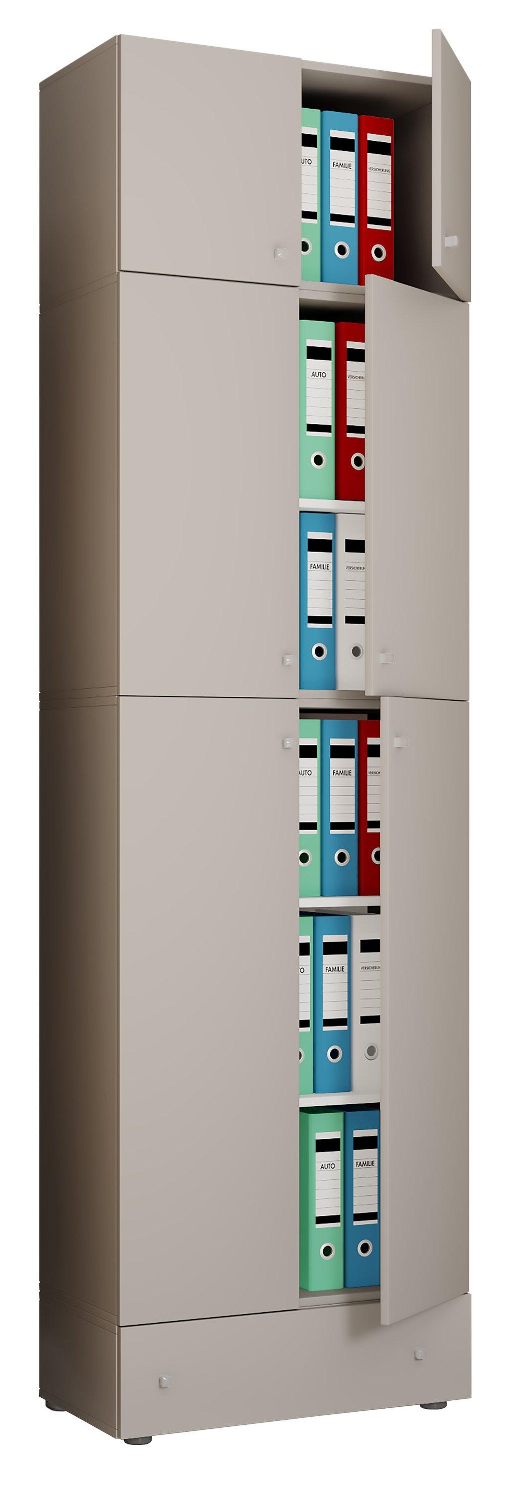 VCM XXL Büroschrank Aktenschrank Bücher Büromöbel Ordner Schrank Lona 5f A Schublade  