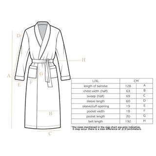 Tiseco Peignoir COSY Microfleece  