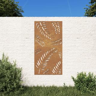 VidaXL Décoration murale de jardin acier  