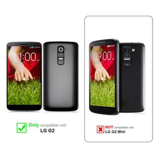 Cadorabo  Housse compatible avec LG G2 - Hard Case Coque de protection en bois contre les rayures et les chocs 