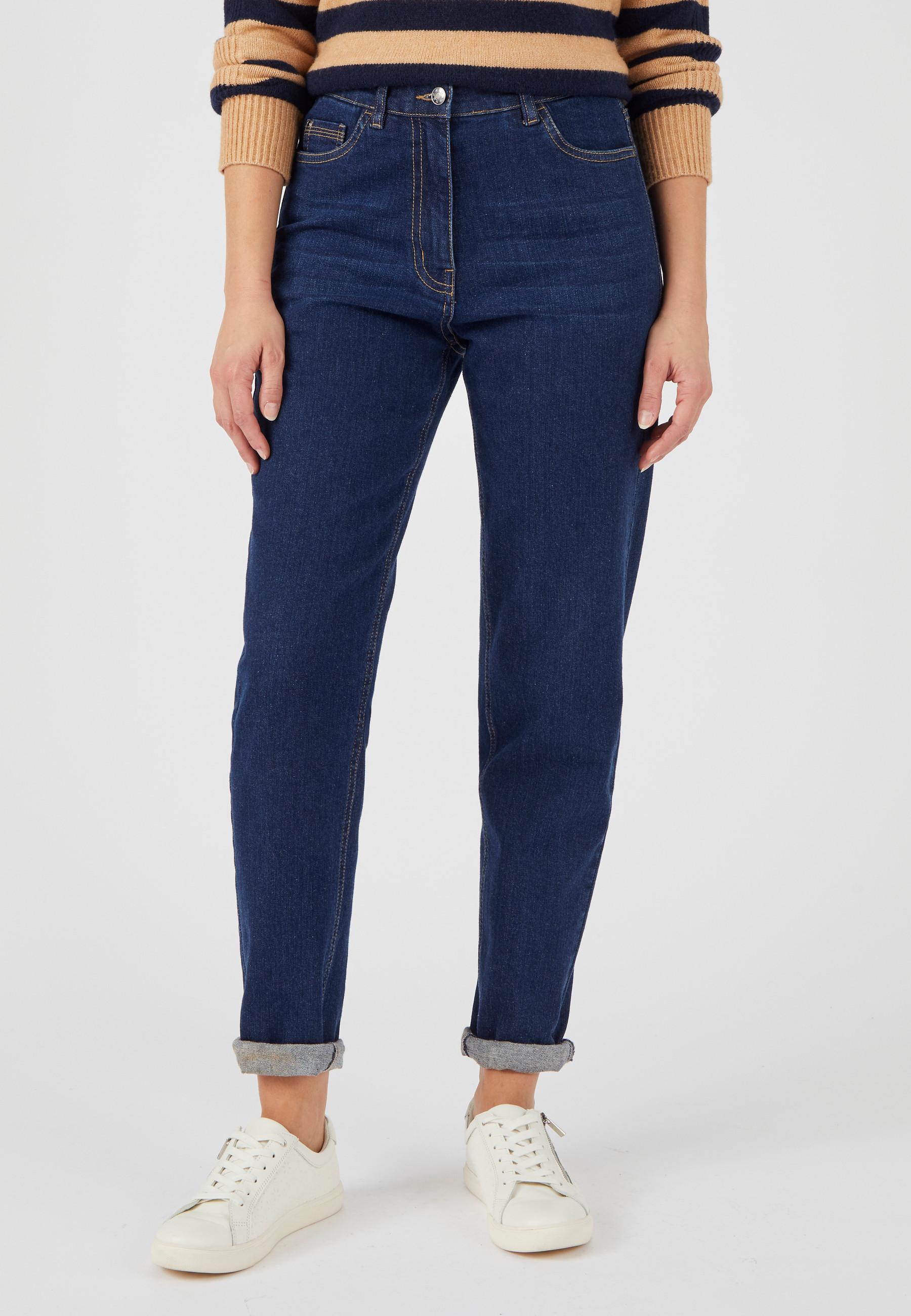 Image of Mom-jeans Damen Blau 52