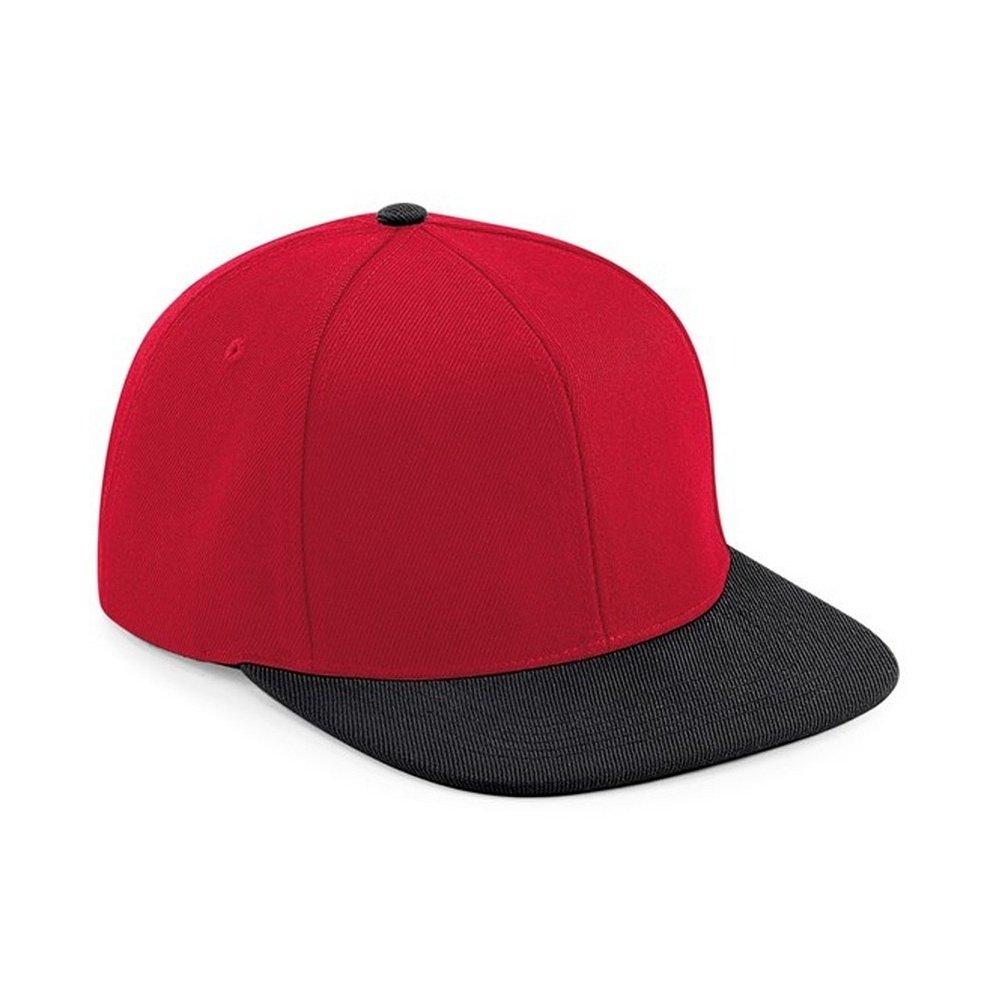 Image of 6 Panel Snapback Baseballkappe Damen Rot Bunt ONE SIZE
