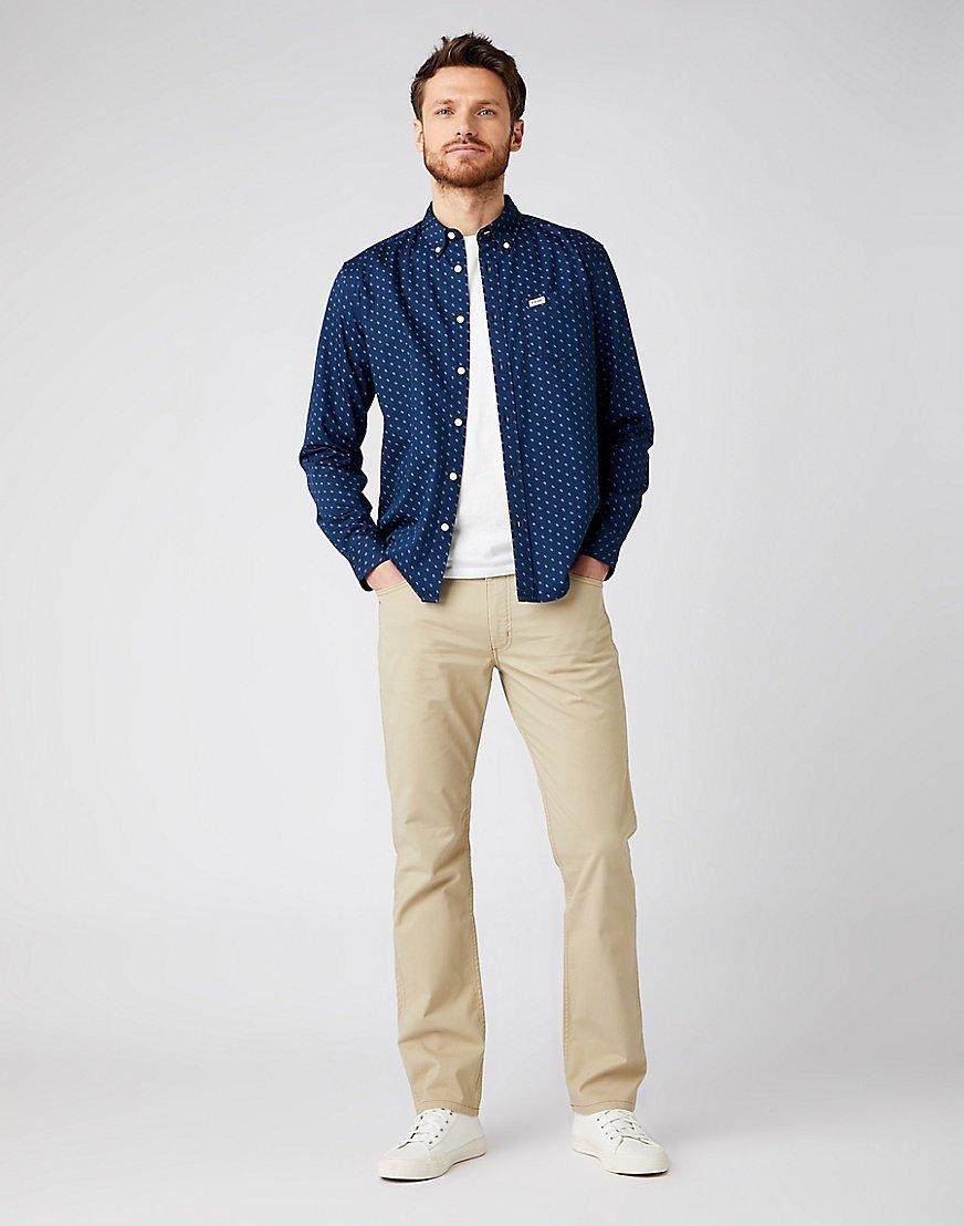 Wrangler Manica Lunga One Pocket Button Down Camicia  