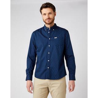 Wrangler  Langarm One Pocket Button Down Hemd 