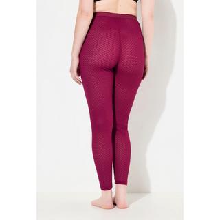 Ulla Popken  Legging, dentelle motif diamant, matière légèrement transparente 