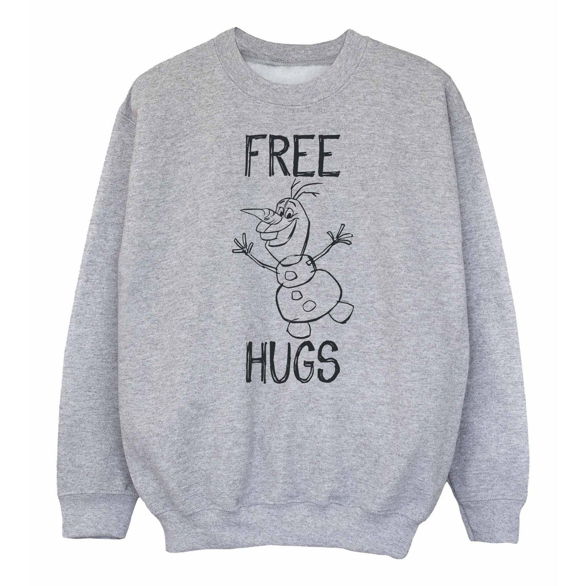 Image of Free Hugs Sweatshirt Mädchen Grau 116