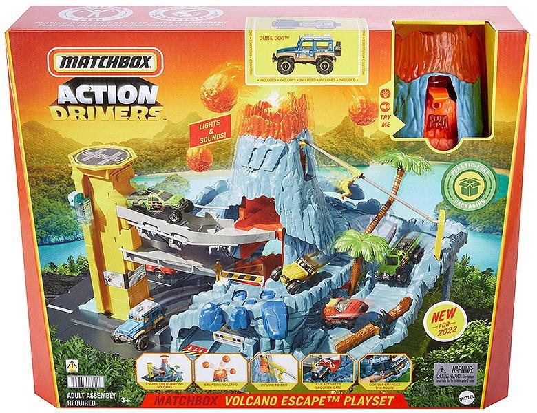 Image of Action Drivers Volcano Playset