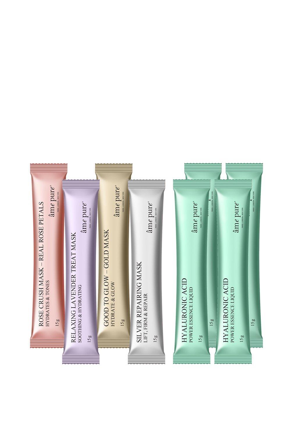 Image of Jelly Glow Rubber Mask™ - Mix: Hyaluron Feuchtigkeits Gesichtsmasken Damen 4 pezzi