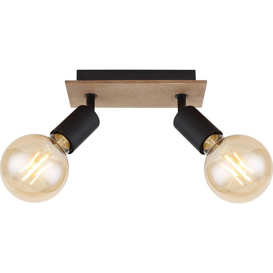 mutoni Spot Martha métal noir 2xE27  