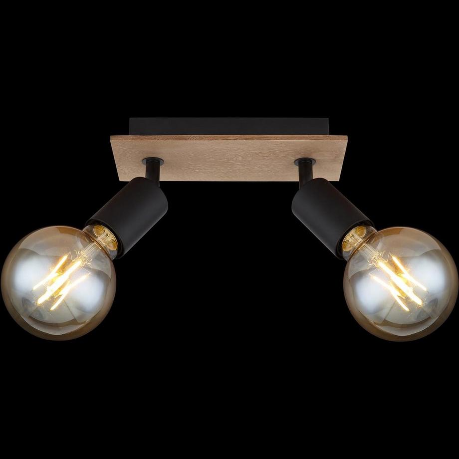 mutoni Spot Martha métal noir 2xE27  