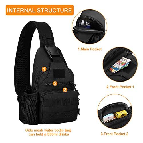 Only-bags.store Tactical Chest Bag Militärische Umhängetasche Tactical Chest Sling Pack Crossbody Bag Tactical Chest Bag Militärische Umhängetasche Tactical Chest Sling Pack Crossbody Bag 