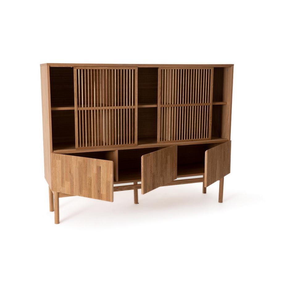 La Redoute Intérieurs Vaisselier-bibliothèque chêne et plaqué  