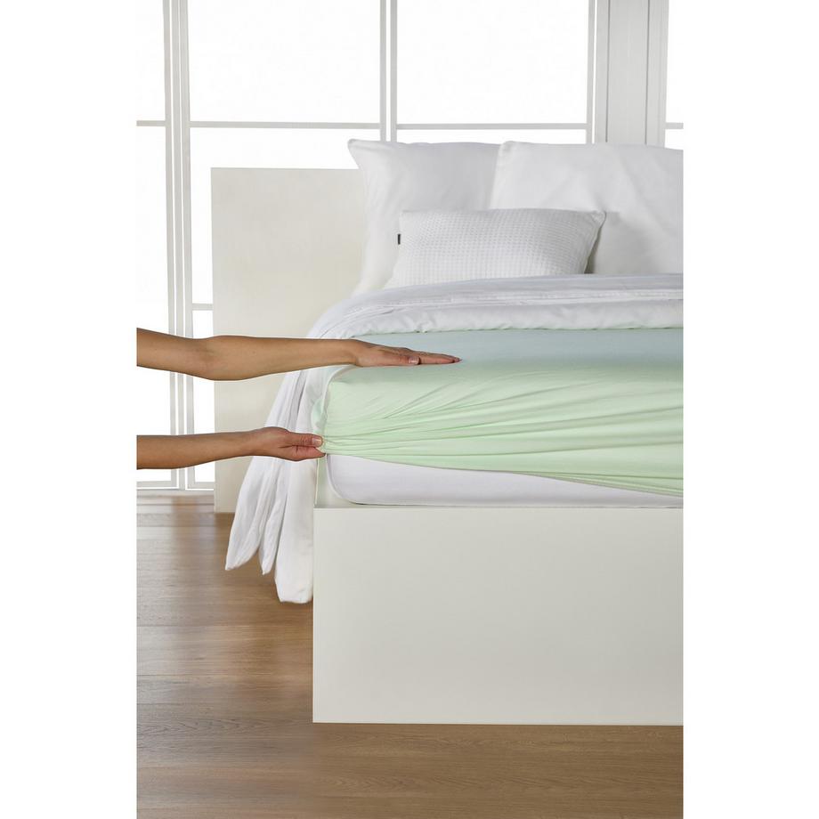 Living Home Boxspring Feinjersey Fixleintuch  