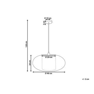 Beliani Lampadario en Legno di bambù Rustico LIMBANG  