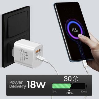 Avizar  Chargeur + Câble USB C Power Delivery 