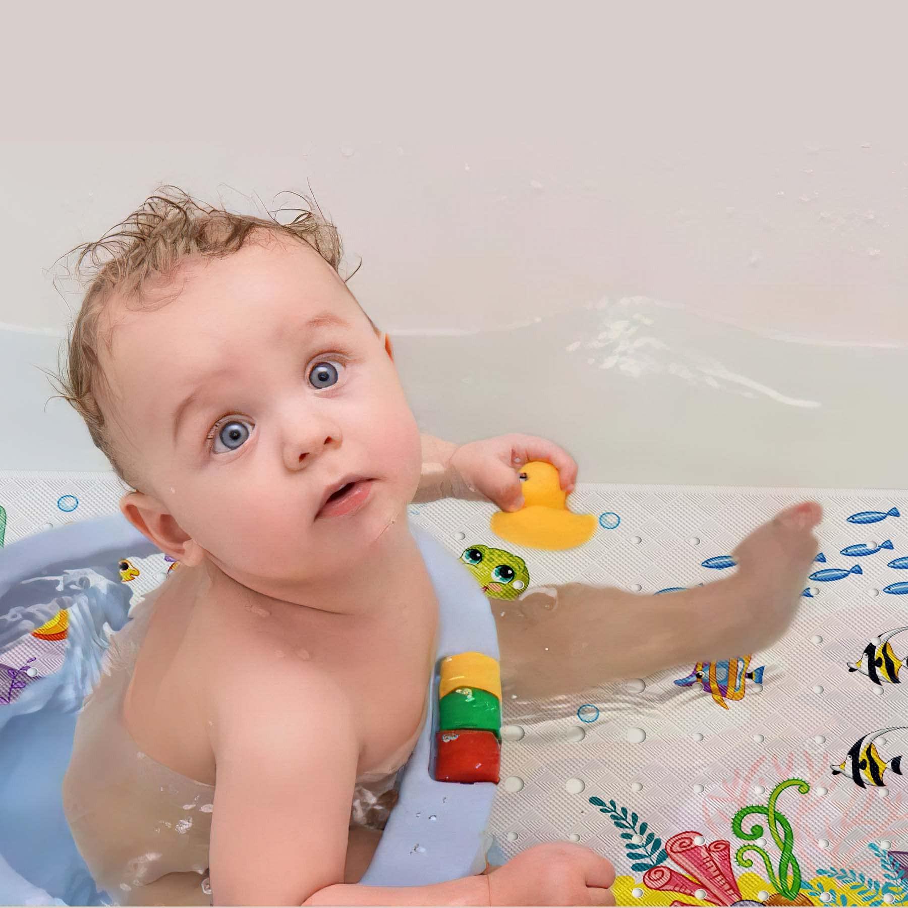 Activity-board  Tapis de bain pour enfants, tapis de douche antidérapant 