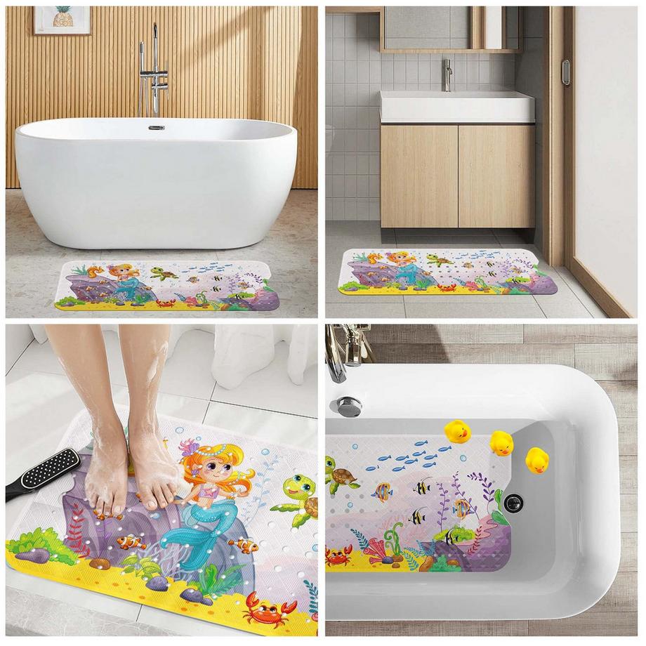 Activity-board  Badematte für Kinder, rutschfeste Duschmatte 