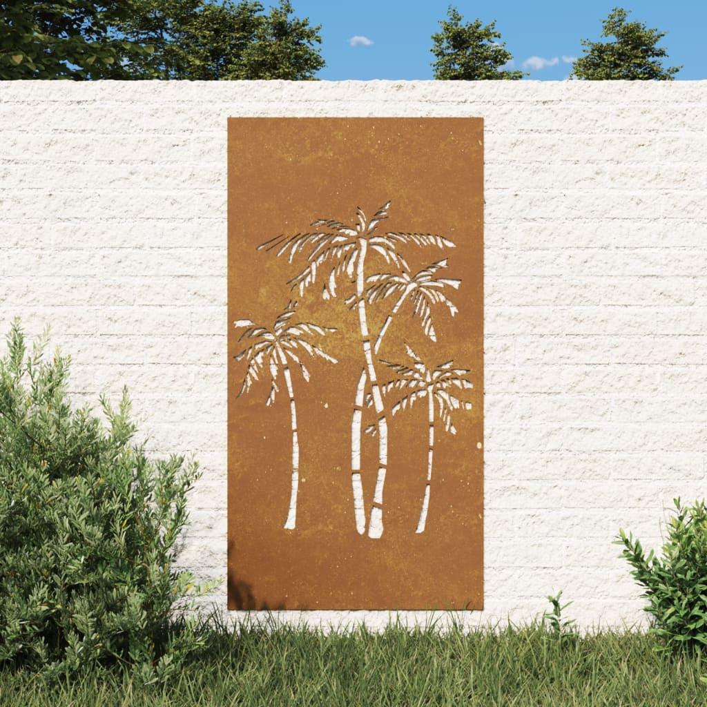 VidaXL Décoration murale de jardin acier  