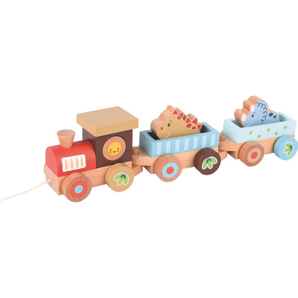 Image of Kleinkind Nachzieh-Zug Dino Multicolor