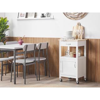 Beliani Chariot de cuisine en MDF Traditionnel SIENA  