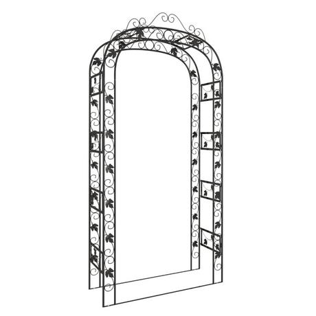 VidaXL  Arche de jardin acier 