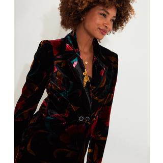 Joe Browns  Manteau Velours Floral Longiligne Boutique 