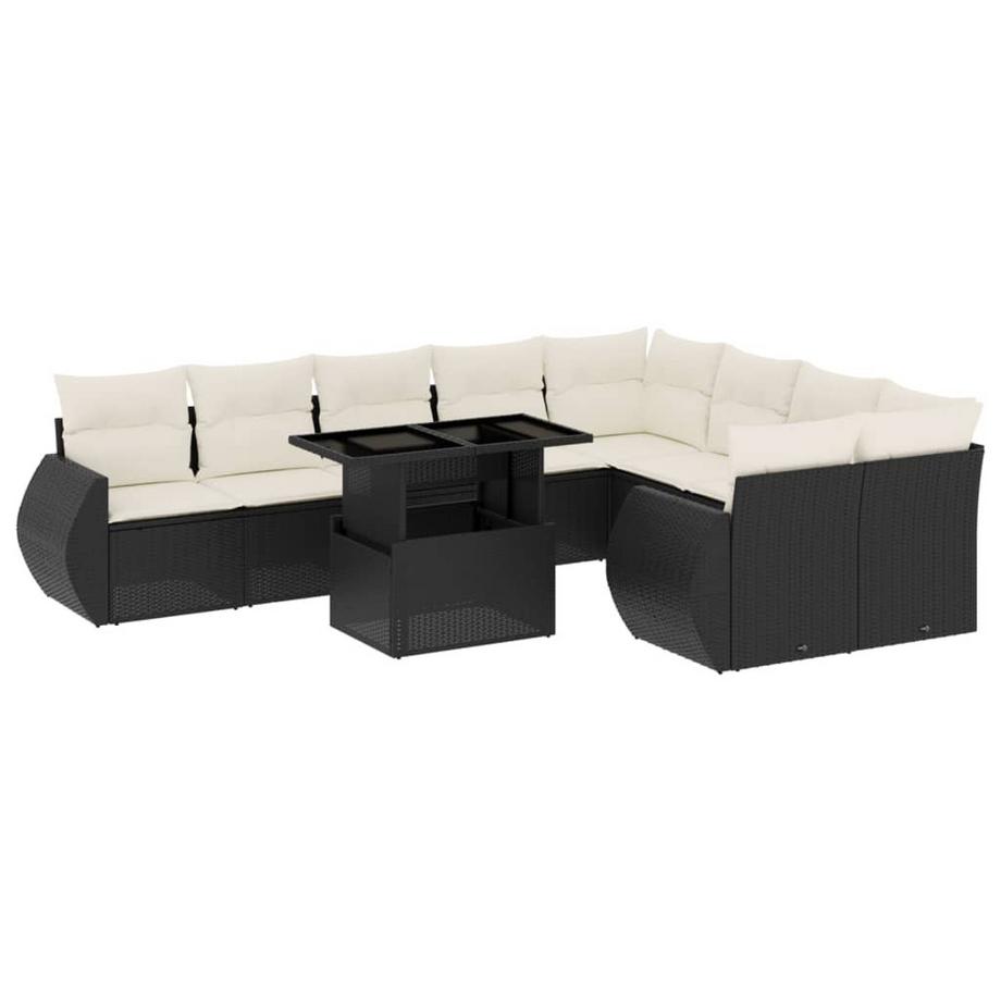 set divano da giardino Polirattan