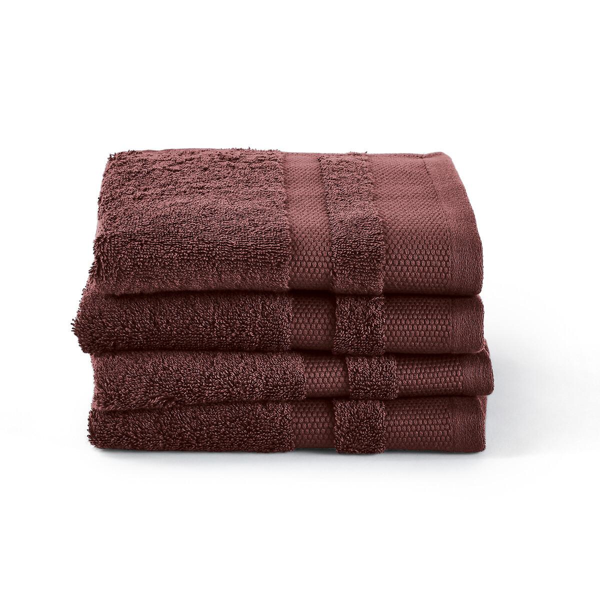 La Redoute Intérieurs Set mit 4 Gästehandtüchern aus ägyptischer Baumwolle 600g/m2  