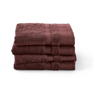 La Redoute Intérieurs Set mit 4 Gästehandtüchern aus ägyptischer Baumwolle 600g/m2  