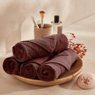 La Redoute Intérieurs Set mit 4 Gästehandtüchern aus ägyptischer Baumwolle 600g/m2  