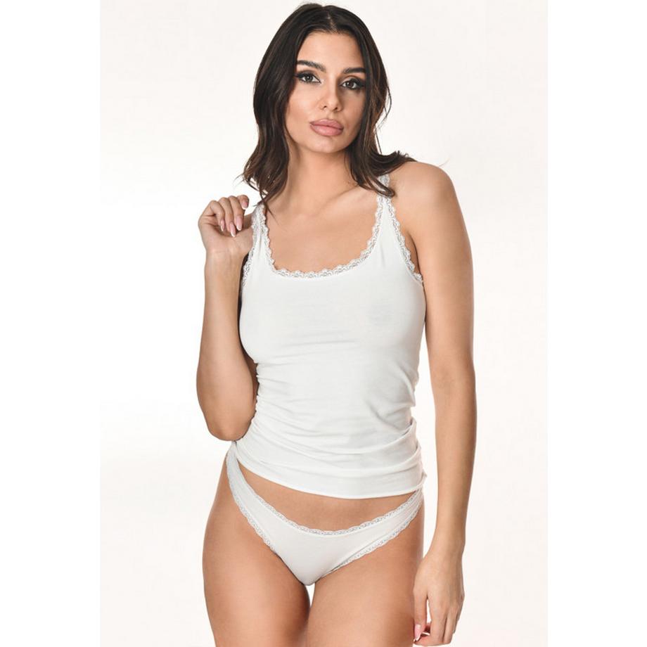 Maxte Cotton Lace Tanktop 3er Pack  