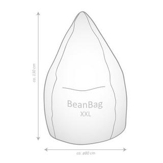 Sitting Point Sitzsack BeanBag Brava XXL, altrose  