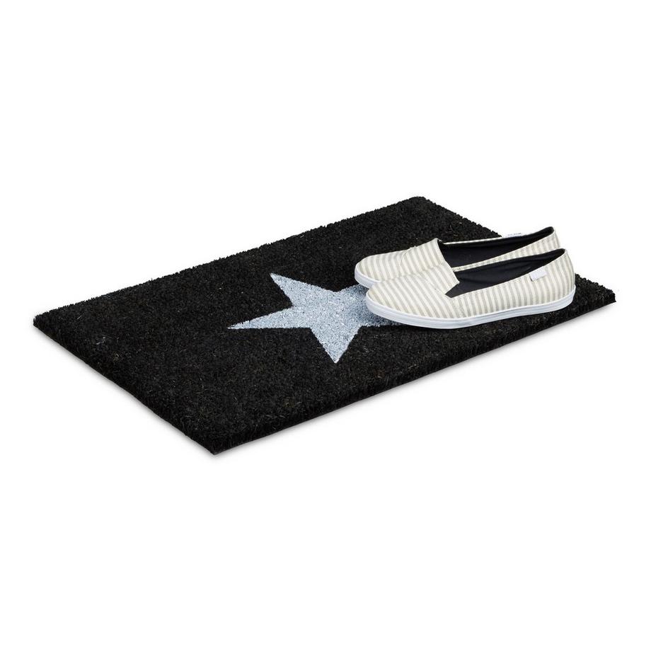 B2X Fußmatte Kokosfaser mit Stern  