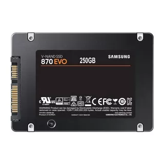 SAMSUNG  870 EVO 2.5" 250 Go Série ATA III V-NAND Noir